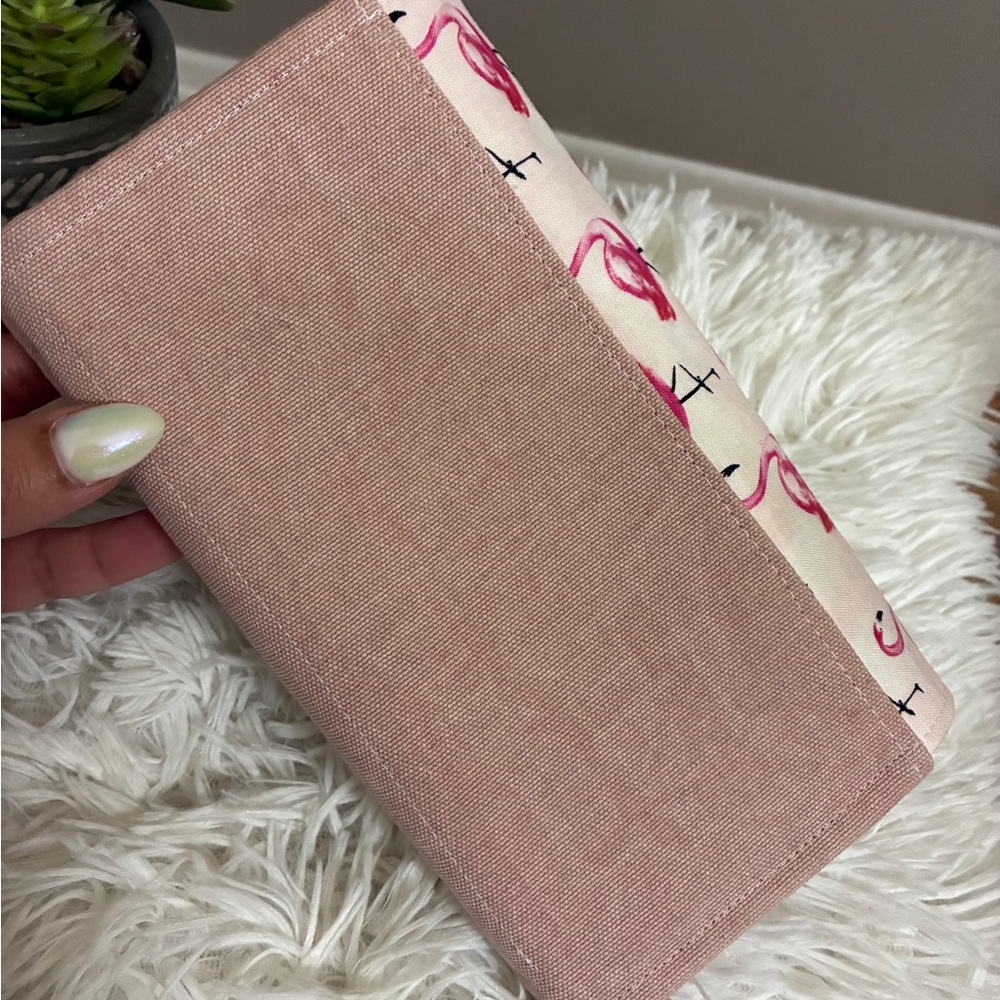 Handmade Flamingo Print Clutch Wallet 💓 - Picture 8 of 10
